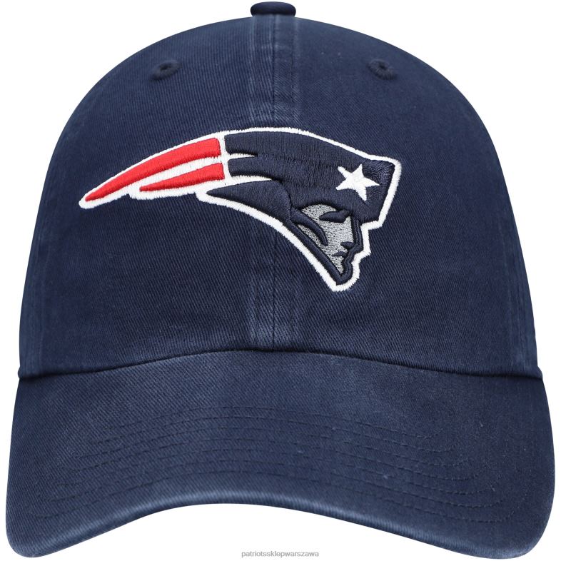 Patriots Jersey Dzieci 47 granatowa, regulowana czapka z logo clean up Akcesoria 6RBB2957