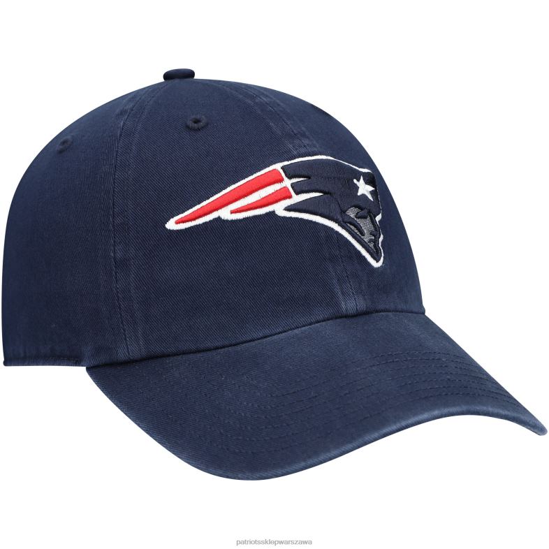 Patriots Jersey Dzieci 47 granatowa, regulowana czapka z logo clean up Akcesoria 6RBB2957