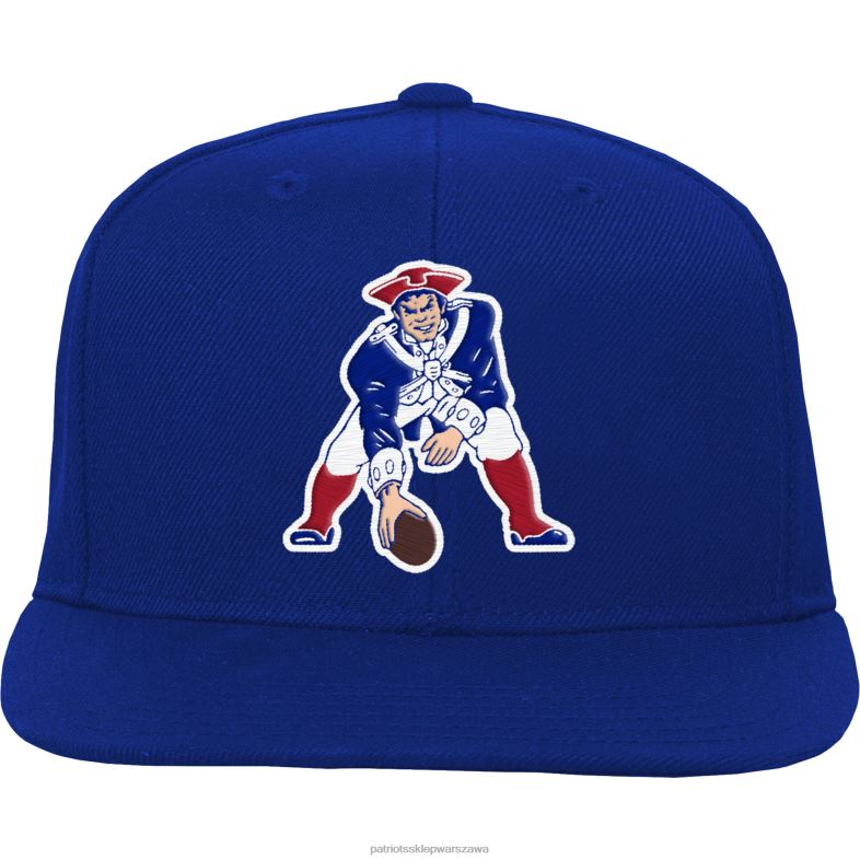 Patriots Jersey Dzieci Czapka Mitchell & Ness Royal Gridiron Classics Ground Snapback Akcesoria 6RBB2959