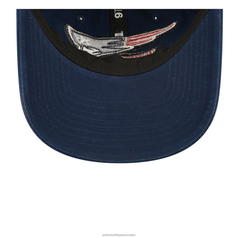 Patriots Jersey Dzieci Nowa era Navy 2022 Sideline regulowana czapka 9twenty Akcesoria 6RBB2990
