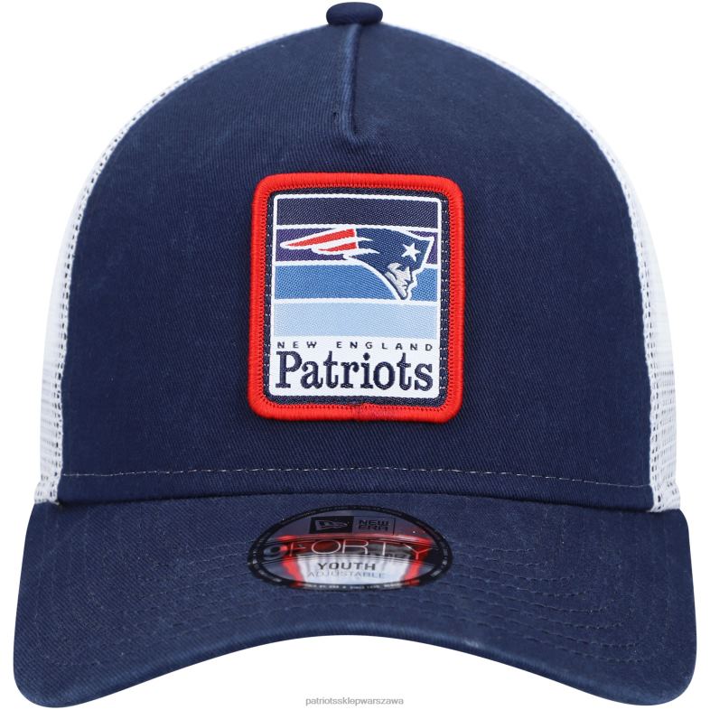 Patriots Jersey Dzieci Nowa era granatowo-biała czapka typu snapback trucker 9forty Akcesoria 6RBB2997