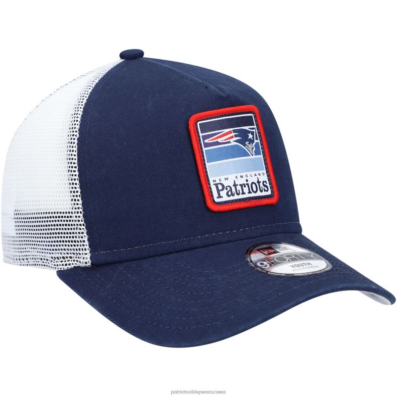 Patriots Jersey Dzieci Nowa era granatowo-biała czapka typu snapback trucker 9forty Akcesoria 6RBB2997
