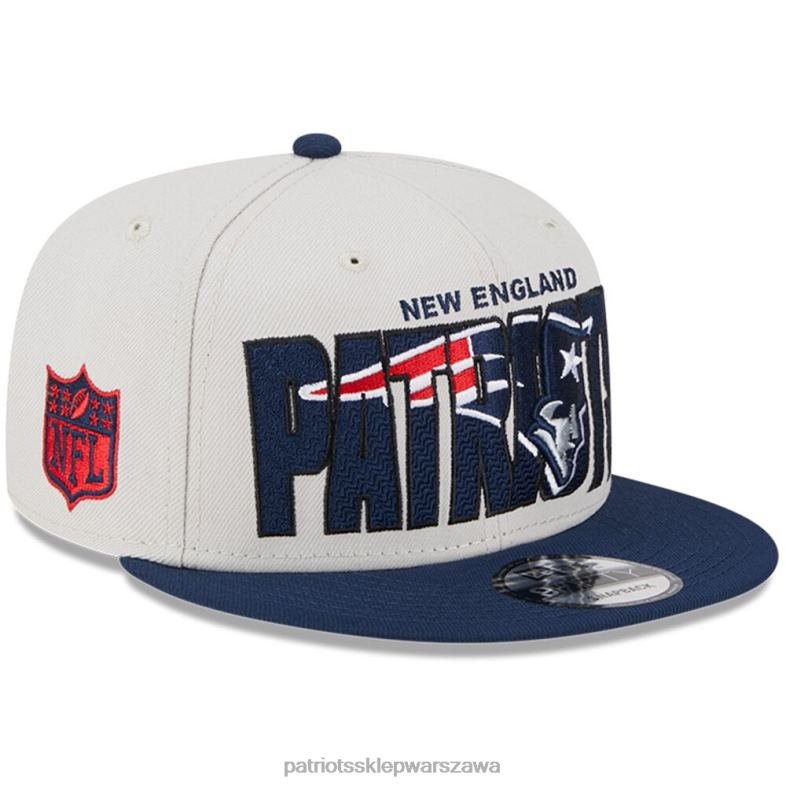 Patriots Jersey Dzieci Nowa era kamień/granatowy 2023 nfl draft 9fifty regulowana czapka z daszkiem Akcesoria 6RBB2965