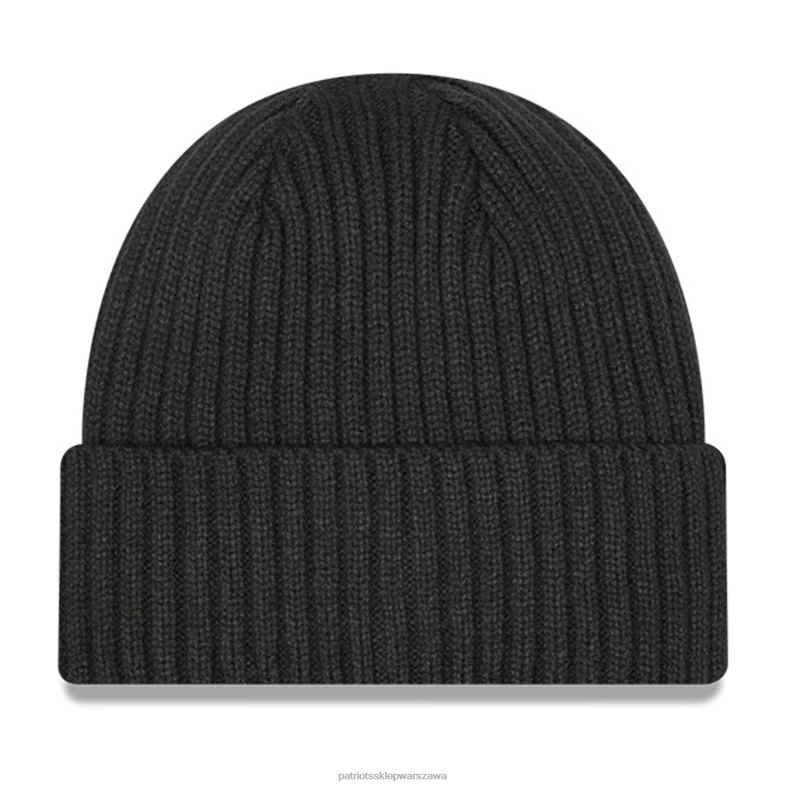 Patriots Jersey Dzieci nowa era grafitowy rdzeń klasyczna dzianinowa czapka z mankietami Akcesoria 6RBB3006