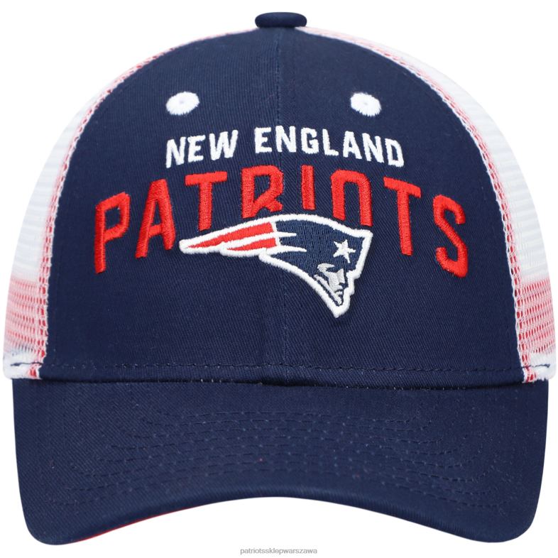 Patriots Jersey Dzieci przedszkolna czapka z daszkiem typu snapback w kolorze granatowo-białym Akcesoria 6RBB2966