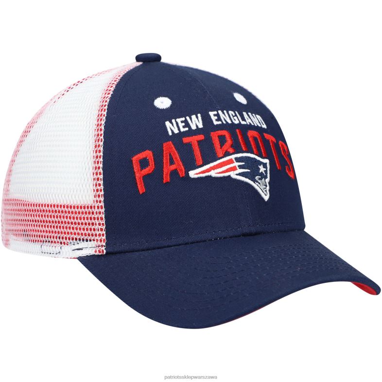 Patriots Jersey Dzieci przedszkolna czapka z daszkiem typu snapback w kolorze granatowo-białym Akcesoria 6RBB2966