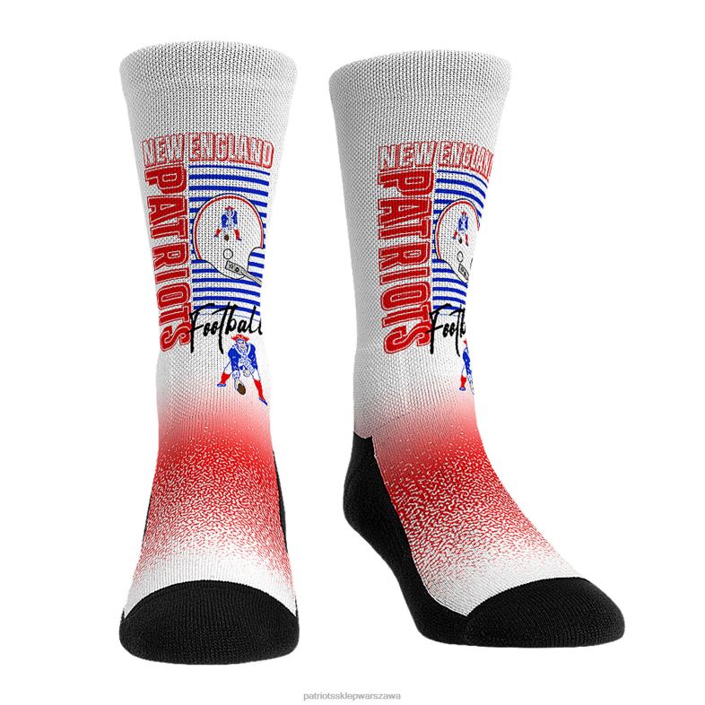 Patriots Jersey Dzieci Rock em Socks Trzypak skarpet w stylu retro Akcesoria 6RBB2913