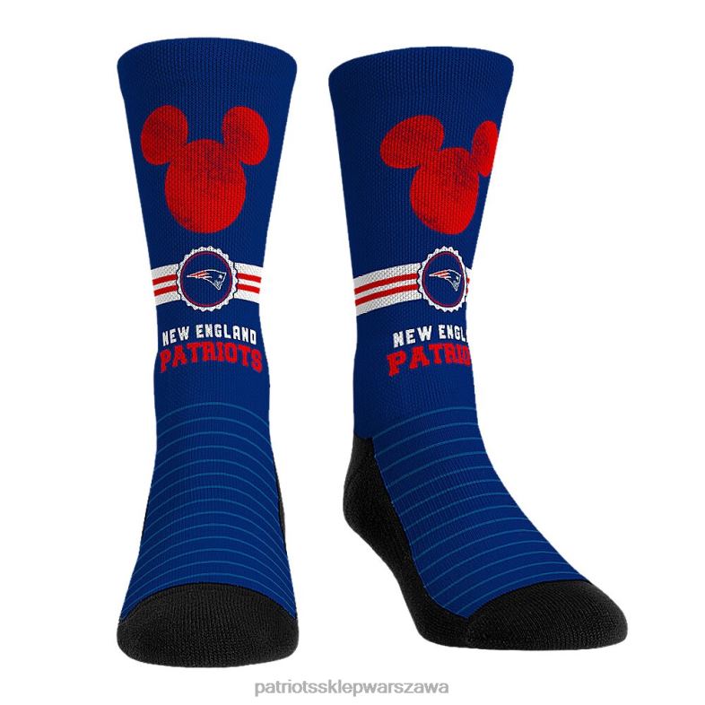Patriots Jersey Dzieci skarpetki rock em Disney Trzypak skarpetek dla załogi Akcesoria 6RBB2923
