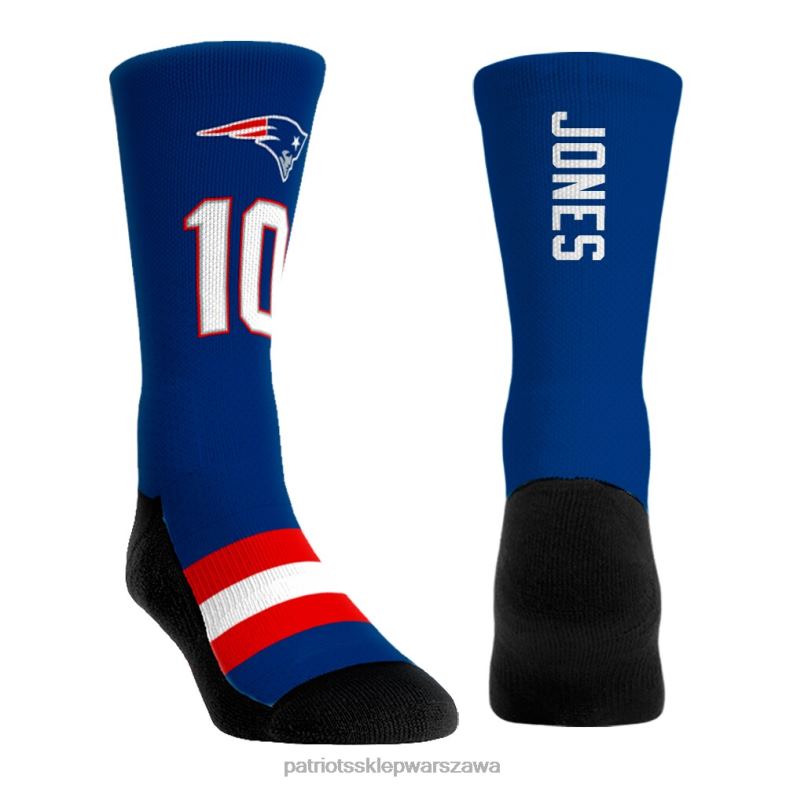 Patriots Jersey Dzieci skarpetki rock em mac jones 3-pak skarpetek dla załogi Akcesoria 6RBB2921