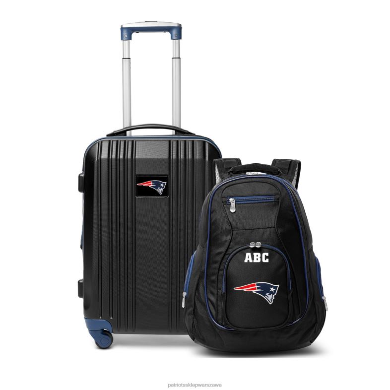 Patriots Jersey Dzieci Mojo spersonalizowany 2-częściowy plecak premium i zestaw podręczny Akcesoria 6RBB2929