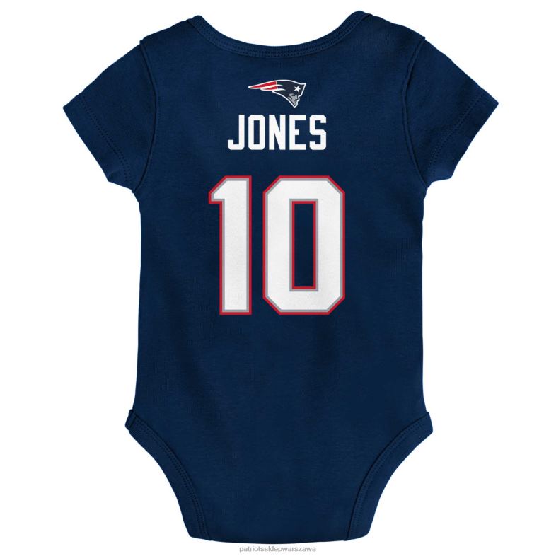 Patriots Jersey Dzieci Niemowlęce body mac jones navy mainliner nazwa i numer gracza odzież 6RBB3072