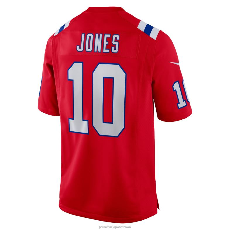 Patriots Jersey Dzieci czerwona koszulka meczowa nike mac jones odzież 6RBB3051