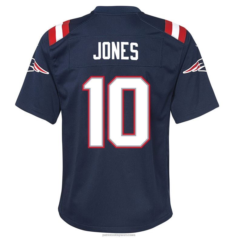 Patriots Jersey Dzieci granatowa koszulka meczowa nike mac jones odzież 6RBB3047