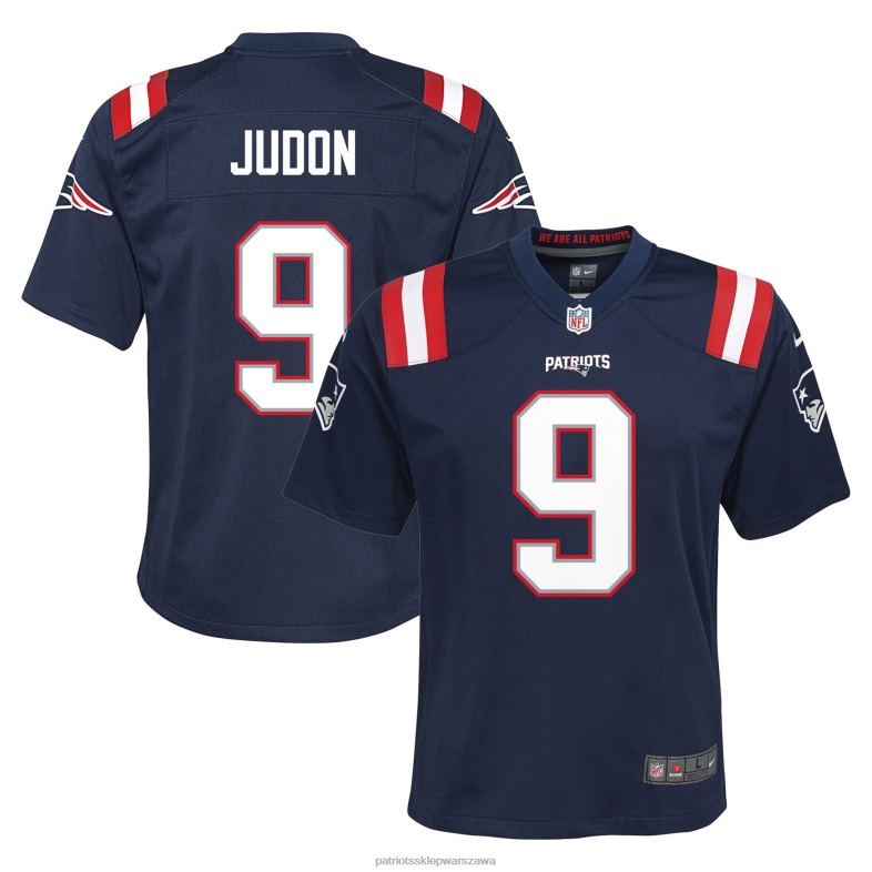 Patriots Jersey Dzieci granatowa koszulka meczowa nike matthew judon odzież 6RBB3045