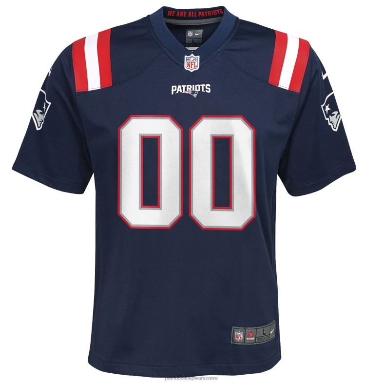Patriots Jersey Dzieci granatowa koszulka na zamówienie Nike odzież 6RBB3044