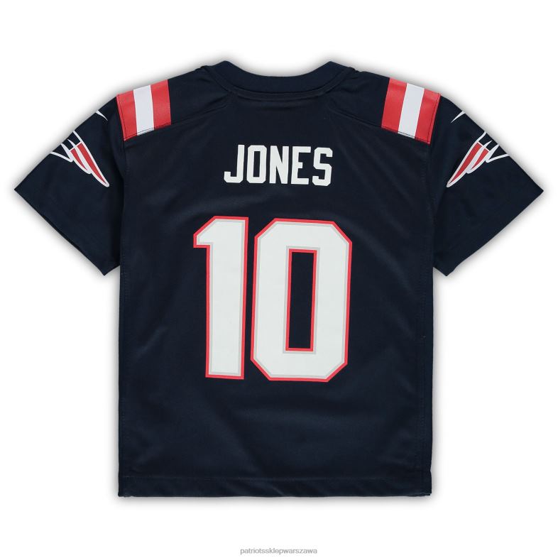 Patriots Jersey Dzieci granatowa koszulka przedszkolna nike mac jones odzież 6RBB3052