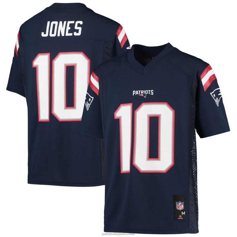 Patriots Jersey Dzieci granatowa replika koszulki mac jones odzież 6RBB3057