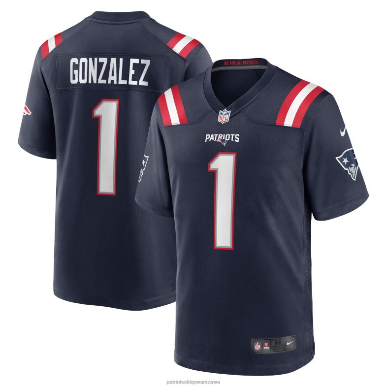 Patriots Jersey Dzieci nike christian gonzalez marynarka 2023 nfl draft pierwsza runda meczowa koszulka pick odzież 6RBB3050