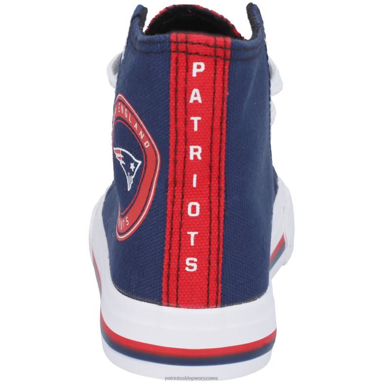 Patriots Jersey Dzieci płócienny but foco z wysoką cholewką obuwie 6RBB2945