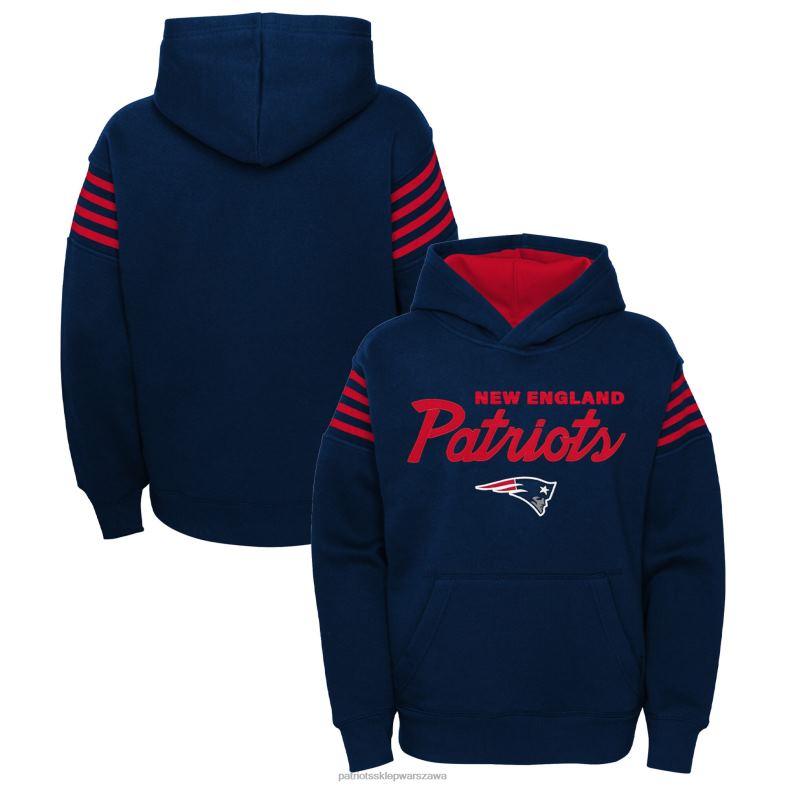 Patriots Jersey Dzieci bluza z kapturem navy the champ is here odzież 6RBB3032