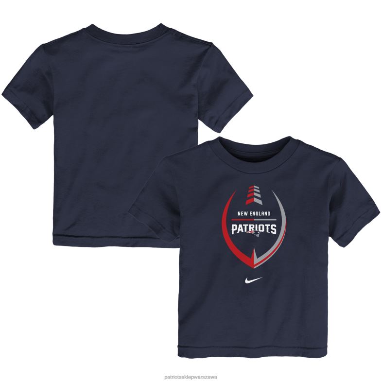 Patriots Jersey Dzieci Granatowy t-shirt piłkarski Nike dla maluchów odzież 6RBB3128