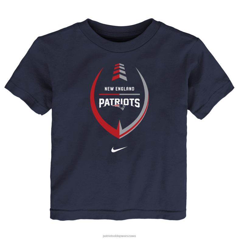 Patriots Jersey Dzieci Granatowy t-shirt piłkarski Nike dla maluchów odzież 6RBB3128