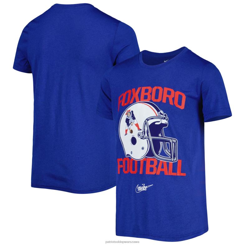 Patriots Jersey Dzieci T-shirt Nike Royal Hometown Legend Performance odzież 6RBB3109