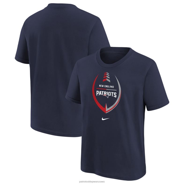 Patriots Jersey Dzieci granatowa koszulka piłkarska Nike Icon odzież 6RBB3115