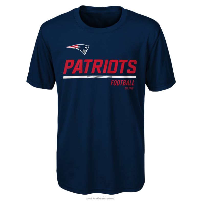 Patriots Jersey Dzieci granatowa zaręczona koszulka odzież 6RBB3130
