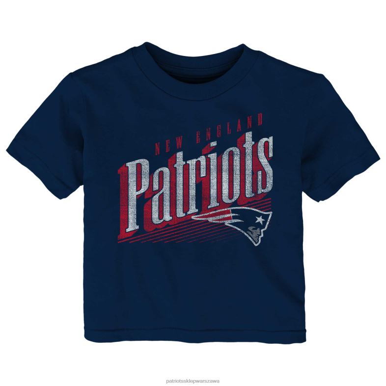 Patriots Jersey Dzieci niemowlęca granatowa zwycięska passa t-shirt odzież 6RBB3111