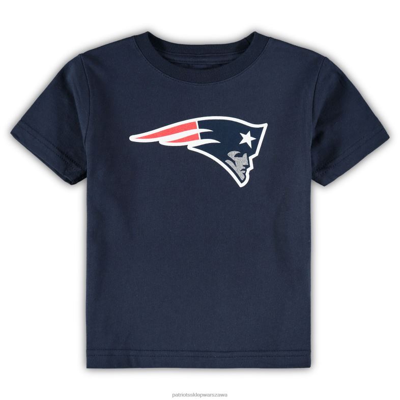 Patriots Jersey Dzieci niemowlęca koszulka z logo zespołu - granatowa odzież 6RBB3093