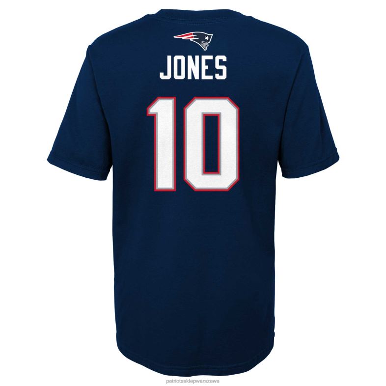 Patriots Jersey Dzieci przedszkolna koszulka Mac Jones Navy Mainliner z imieniem i numerem gracza odzież 6RBB3110