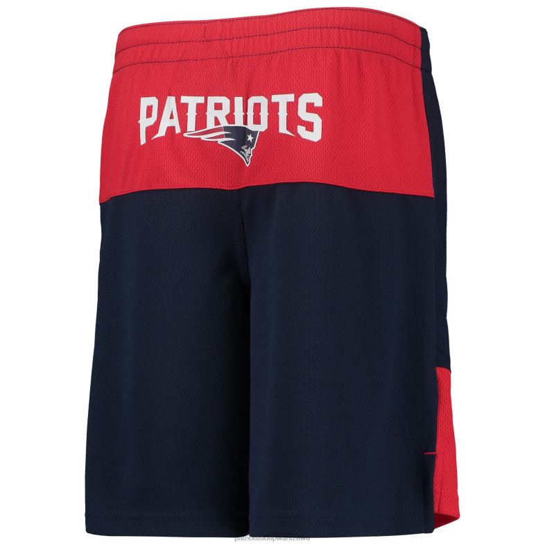 Patriots Jersey Dzieci mac jones granatowe spodenki gracza name & number odzież 6RBB3080