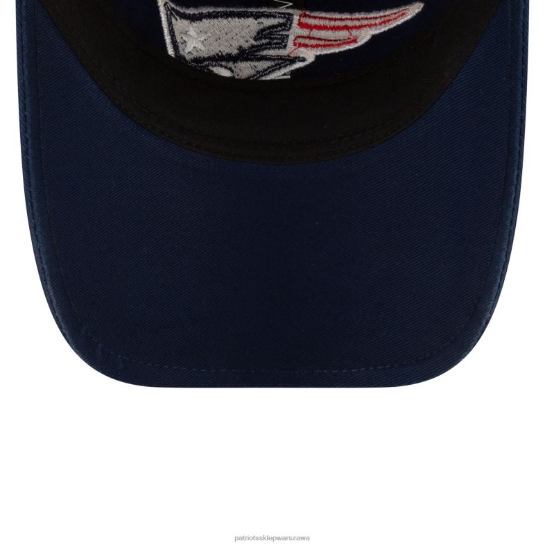 Patriots Jersey kobiety New Era Navy 2021 nfl sideline home 9twenty regulowana czapka Akcesoria 6RBB2297