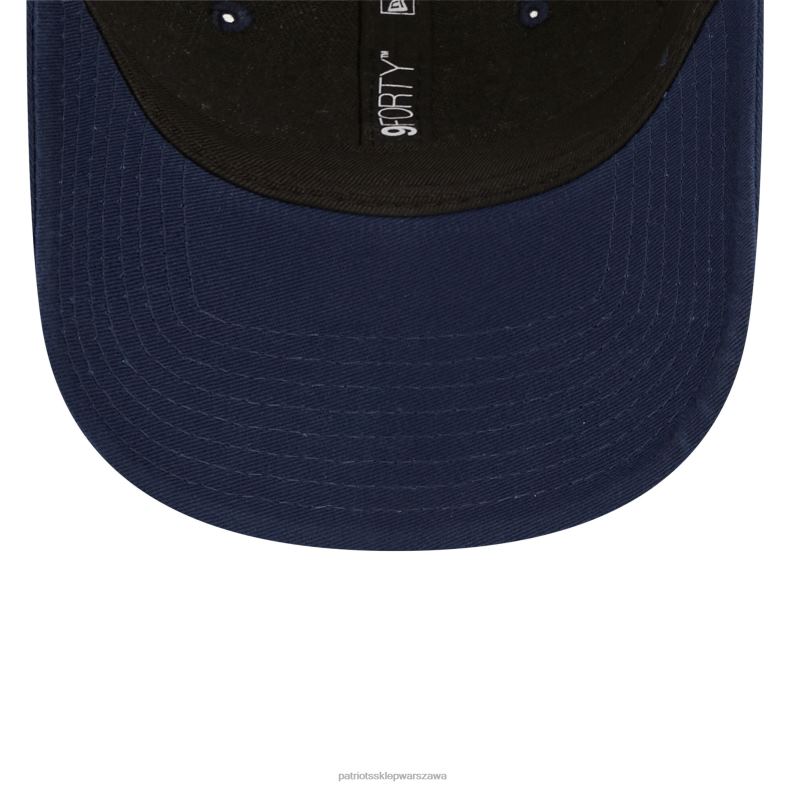 Patriots Jersey kobiety New Era Navy Team Trucker 9forty czapka typu snapback Akcesoria 6RBB2298