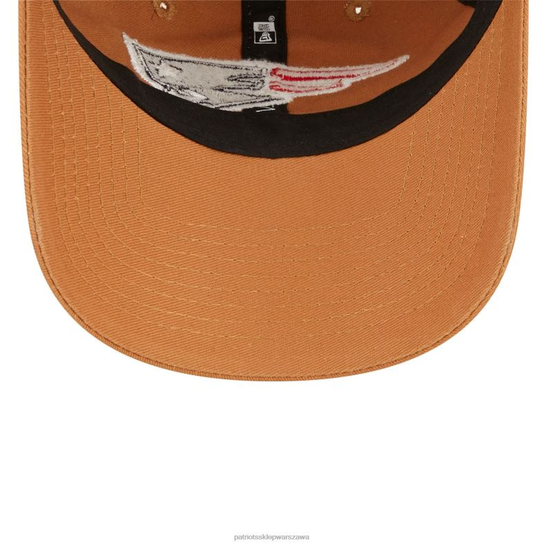 Patriots Jersey kobiety Nowa era brązowy rdzeń klasyczny 2.0 9twenty regulowana czapka Akcesoria 6RBB2299