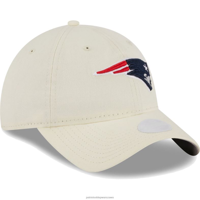 Patriots Jersey kobiety Regulowana czapka New Era Cream Core Classic 2.0 Akcesoria 6RBB2282