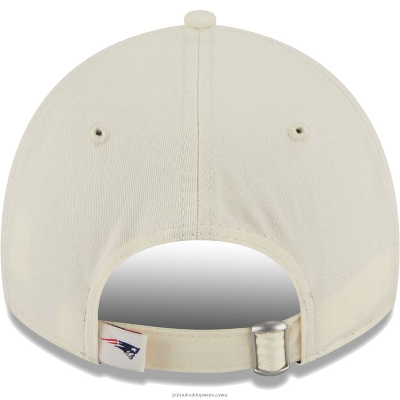 Patriots Jersey kobiety Regulowana czapka New Era Cream Core Classic 2.0 Akcesoria 6RBB2282