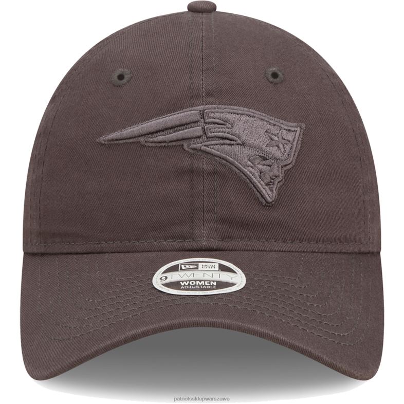 Patriots Jersey kobiety nowa era grafitowy rdzeń klasyczny 2.0 tonal 9twenty regulowana czapka Akcesoria 6RBB2267