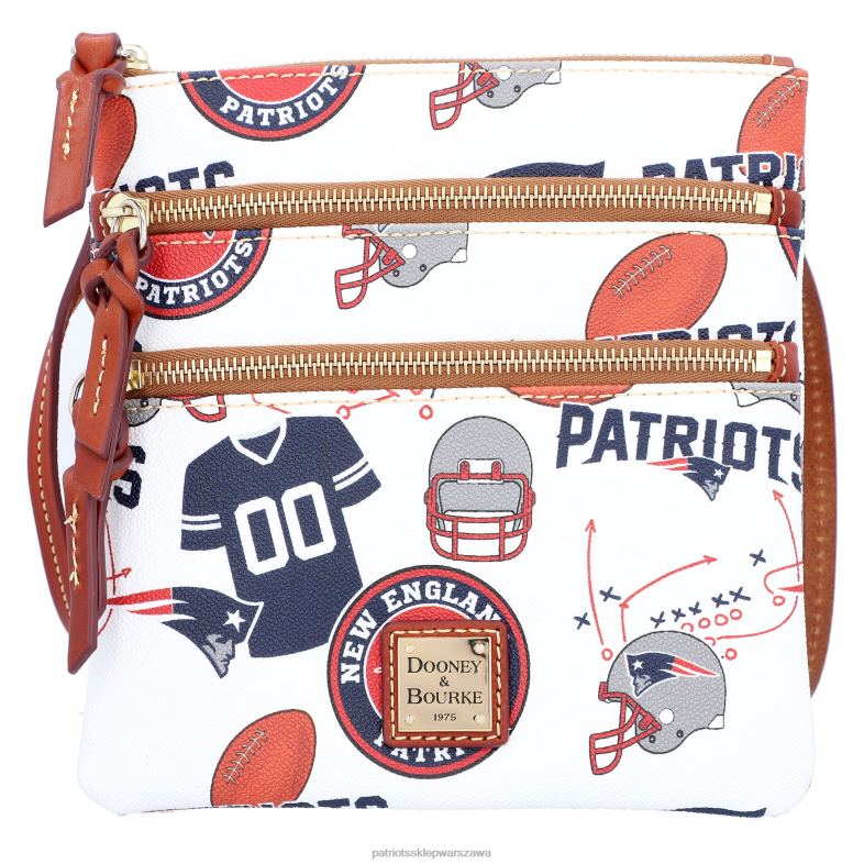 Patriots Jersey kobiety Dooney & bourke torba na ramię z potrójnym zamkiem błyskawicznym Akcesoria 6RBB2181