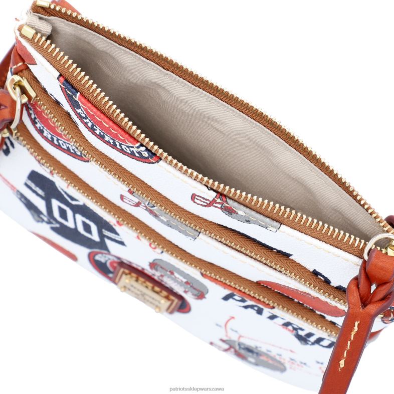Patriots Jersey kobiety Dooney & bourke torba na ramię z potrójnym zamkiem błyskawicznym Akcesoria 6RBB2181