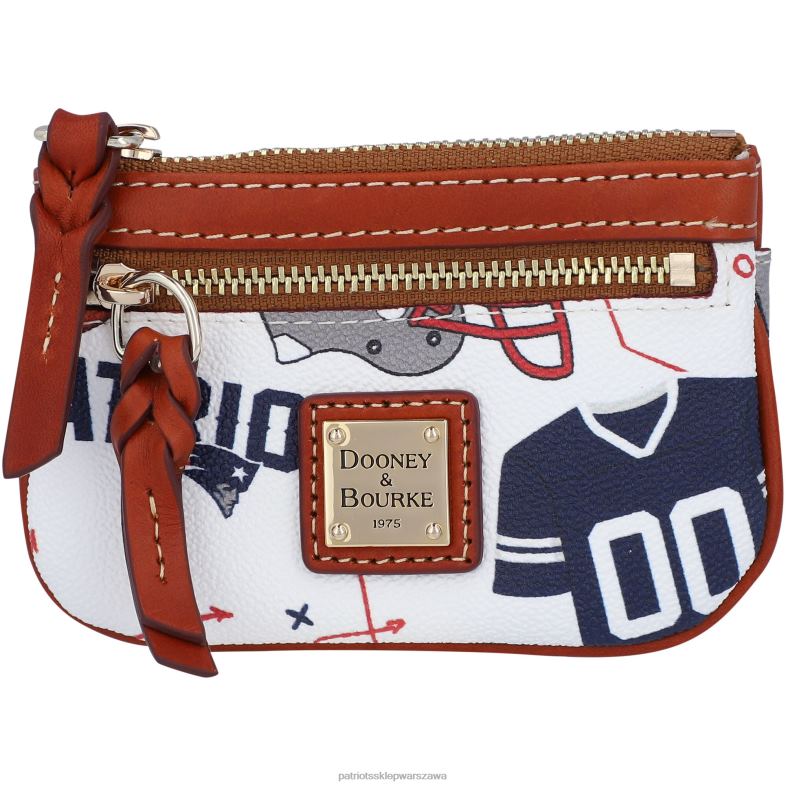 Patriots Jersey kobiety dooney & bourke gameday lexi przez ramię z małym etui na monety Akcesoria 6RBB2156