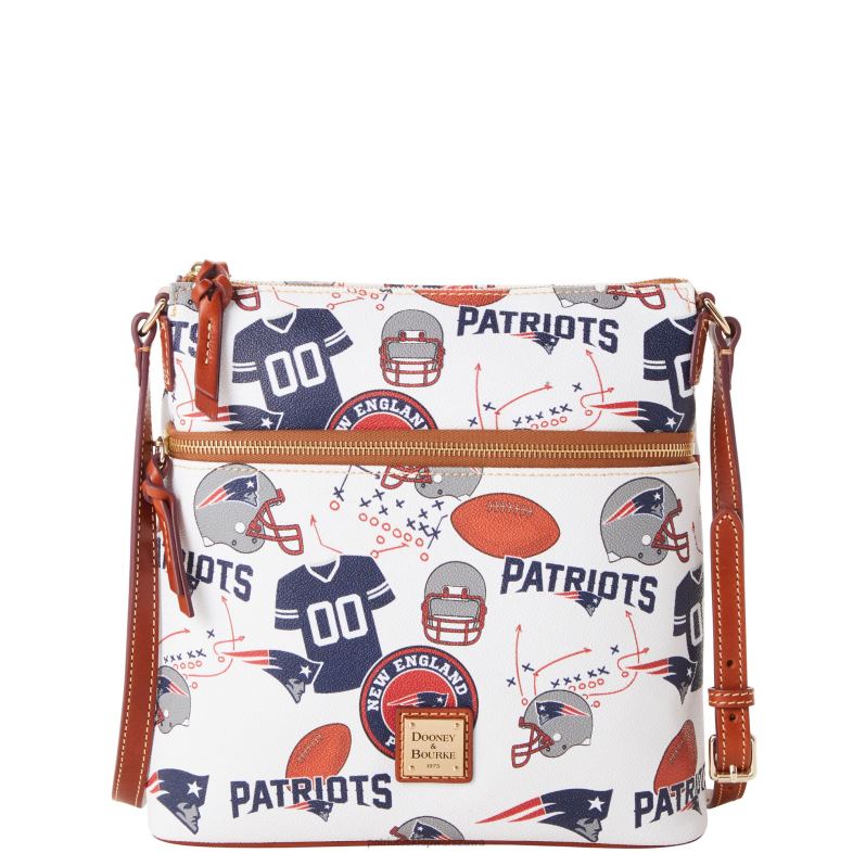 Patriots Jersey kobiety torebka crossbody dooney & bourke game day Akcesoria 6RBB2155