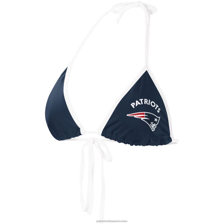 Patriots Jersey kobiety G-iii 4her firmy Carl Banks Granatowy top od bikini Perfect Match odzież 6RBB2898