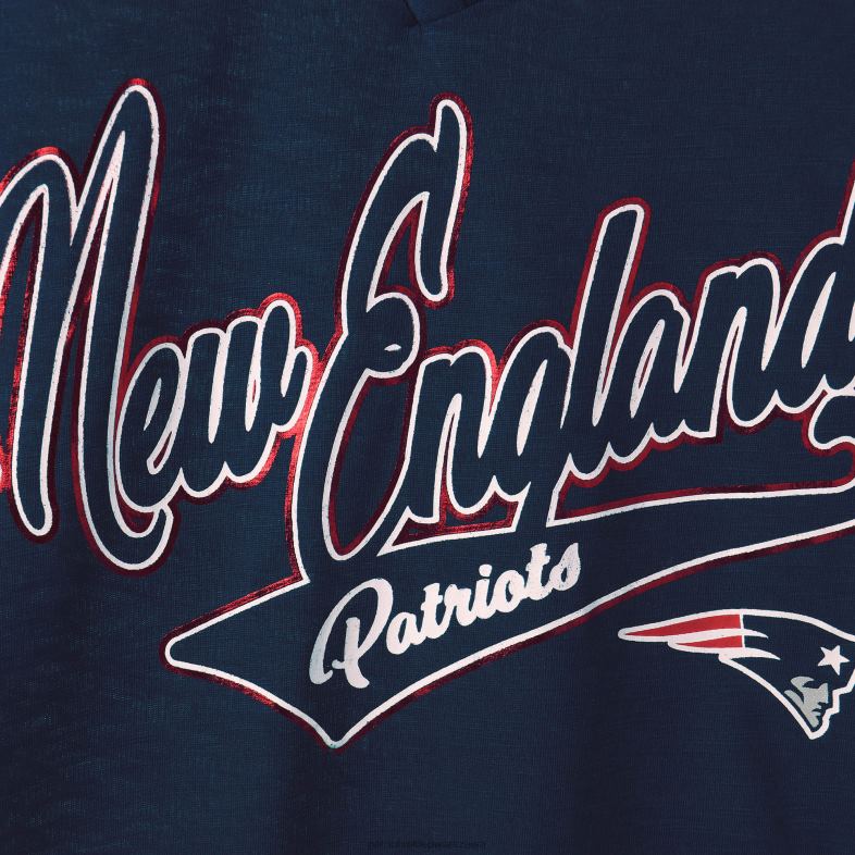 Patriots Jersey kobiety g-iii 4her firmy Carl Banks granatowy strój kąpielowy typu breakaway zakrywający odzież 6RBB2905