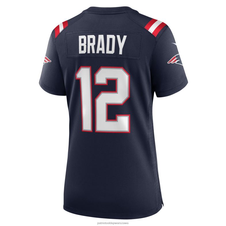 Patriots Jersey kobiety Granatowa emerytowana koszulka meczowa nike tom brady odzież 6RBB1171