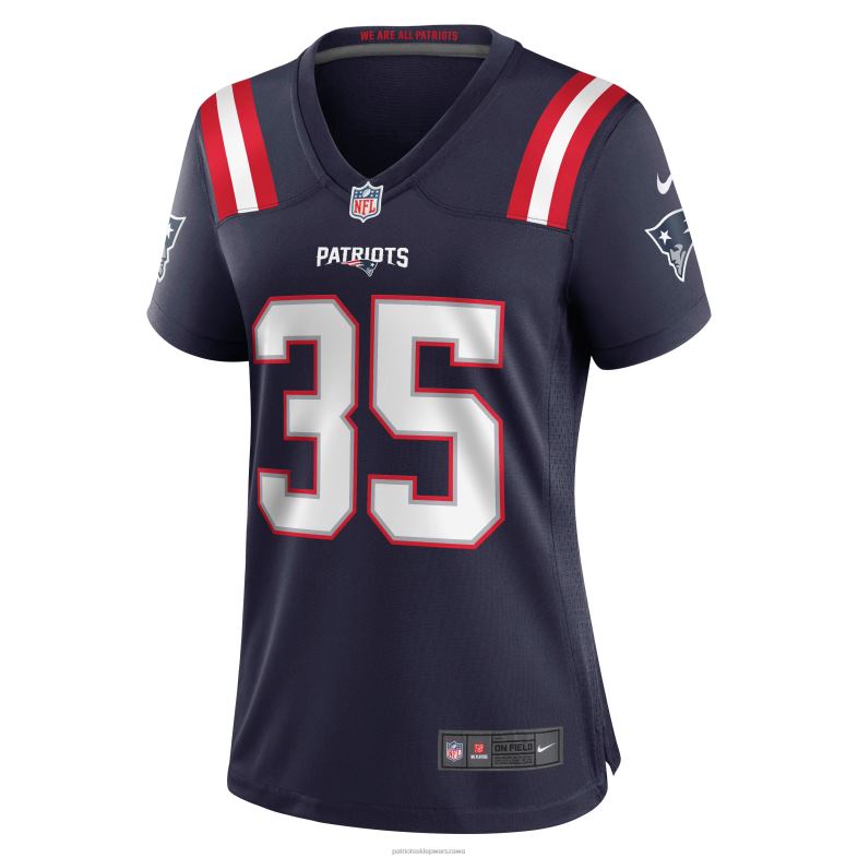 Patriots Jersey kobiety Granatowa koszulka emerytowanego gracza nike jim nance odzież 6RBB1157