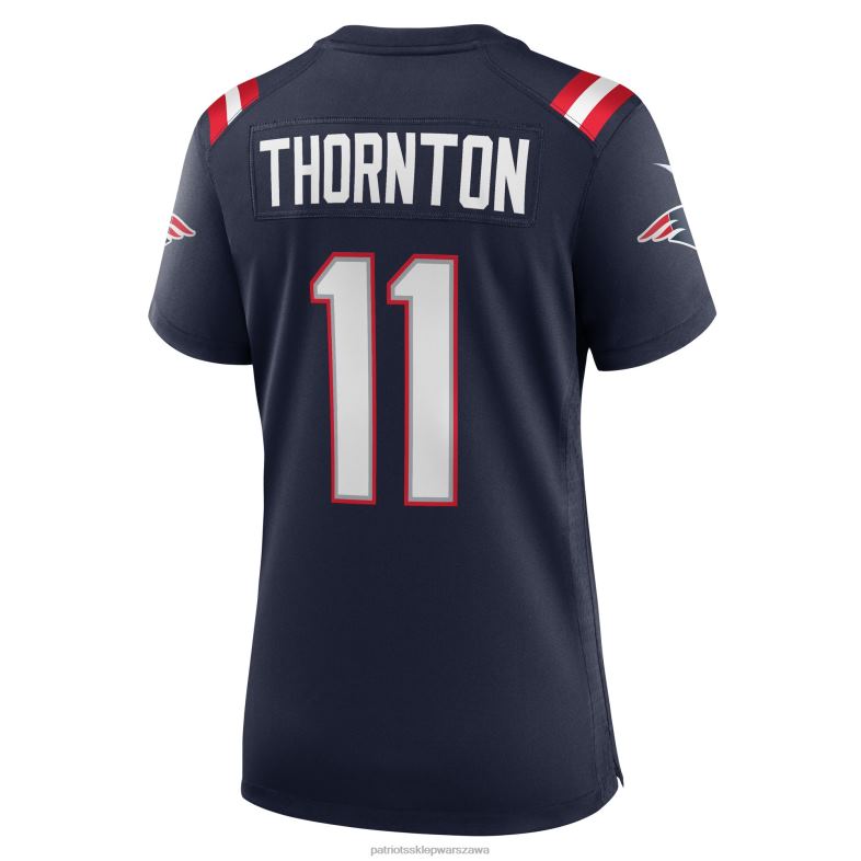 Patriots Jersey kobiety Granatowa koszulka gracza Nike Tyquan Thornton odzież 6RBB1233