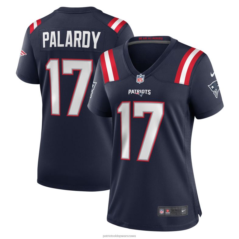 Patriots Jersey kobiety Granatowa koszulka gracza nike michael palardy odzież 6RBB1126