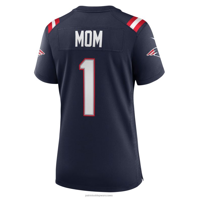Patriots Jersey kobiety Granatowa koszulka meczowa Nike Number 1 Mom odzież 6RBB1175